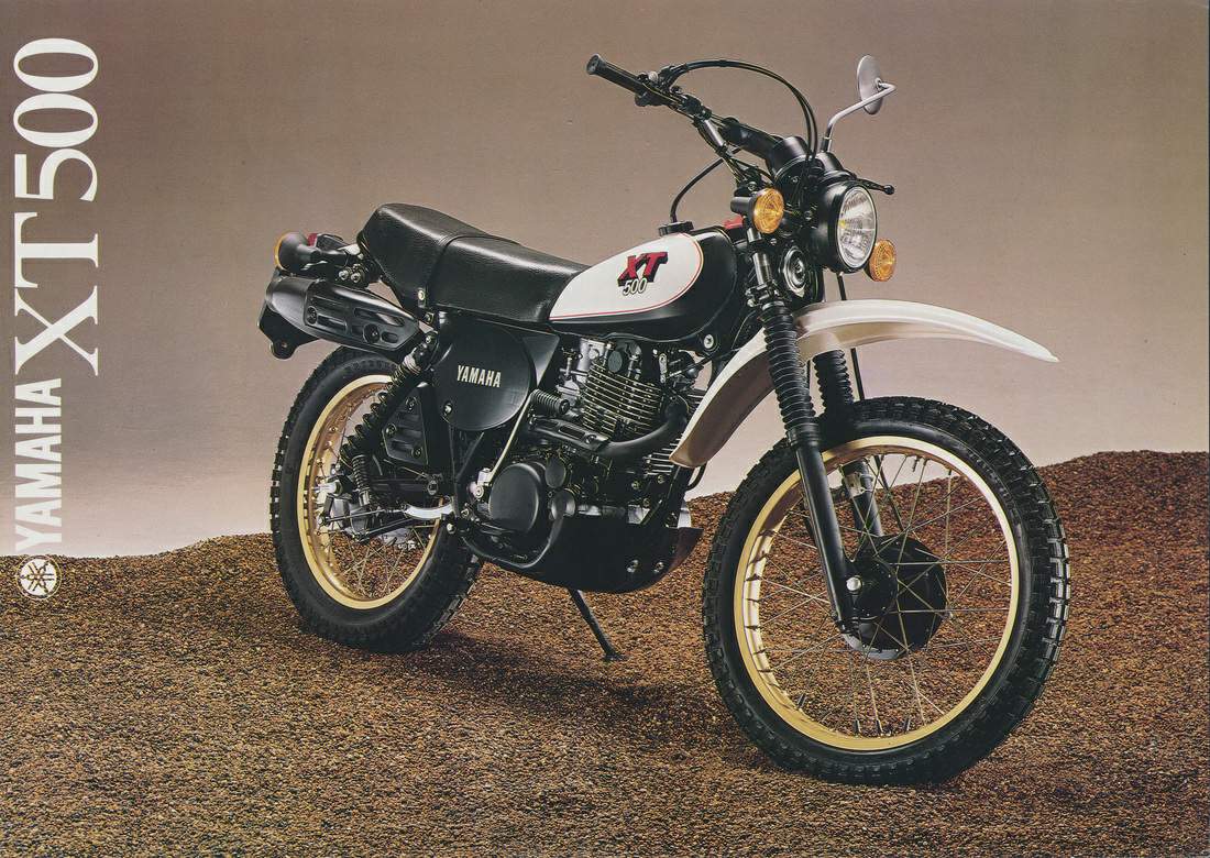 Yamaha XT500 Keyring – Motorcycle Moto Enduro Llavero Art. 0028